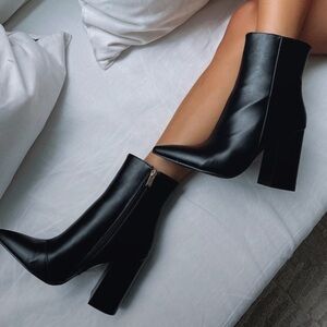 Billini Black Heeled Boots